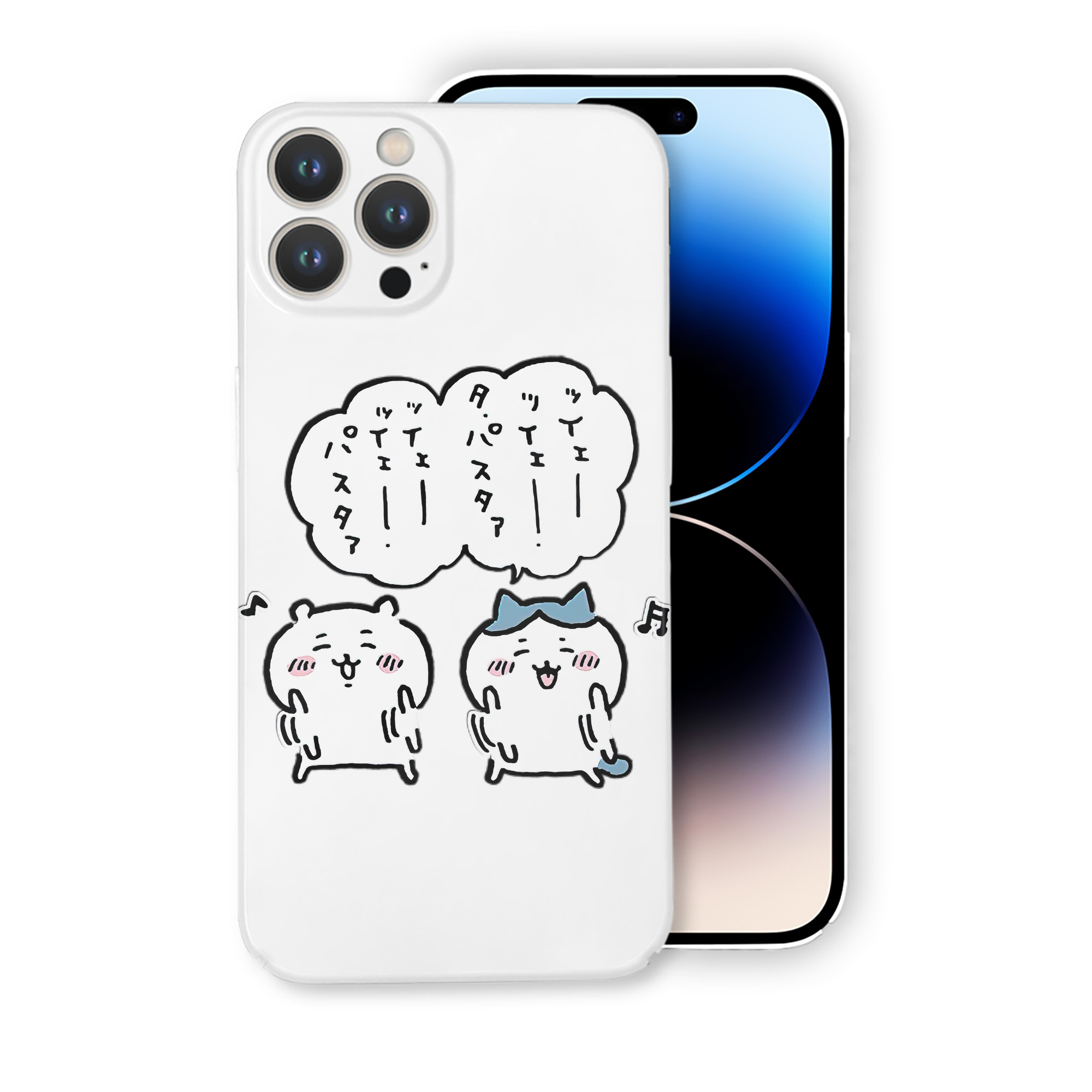 （画像用） ちいかわ ハチワレ Chii-kawa hachiware 【iPhone 14シリーズ対応】ハードケース